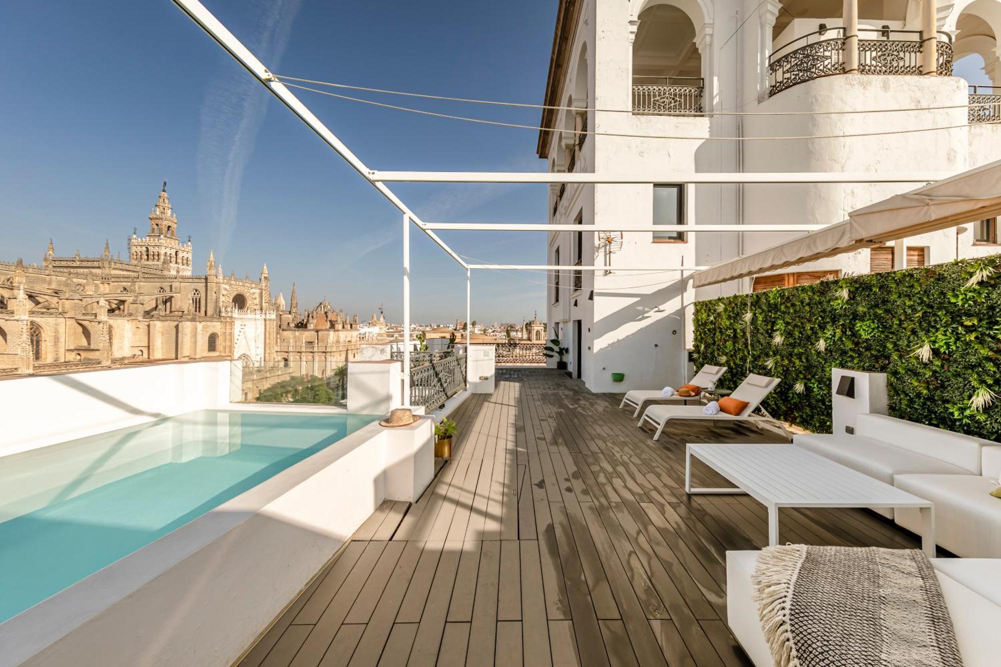 Isg Apartments Modern Atticpool At The Cathedralfree Parking Sevilla Dış mekan fotoğraf